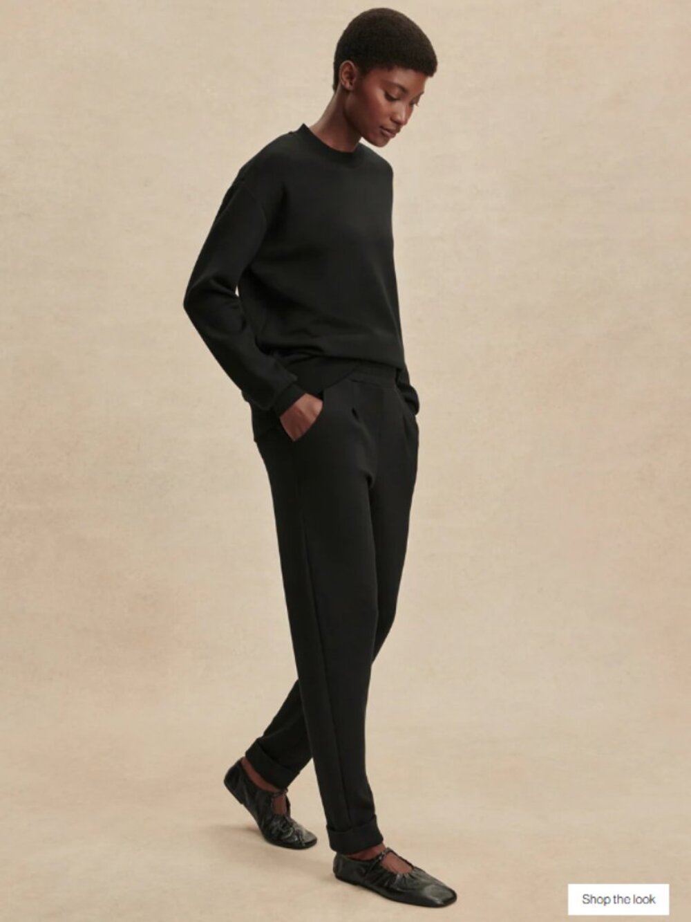 Varley The Rolled Cuff Pant 25" Black